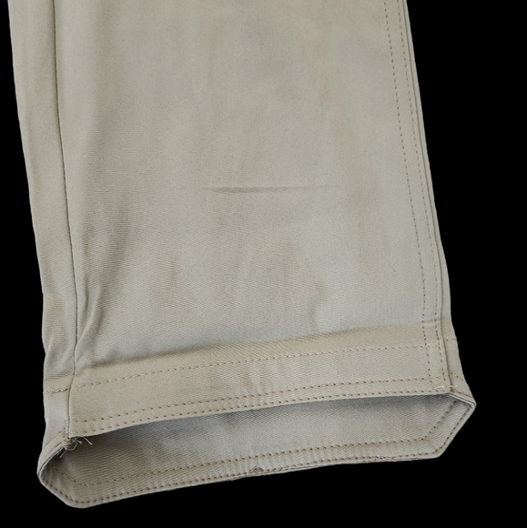 Mens new khaki cargo work pants size Large - Picture 3 of 12